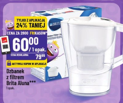 Dzbanek z filtrem Aluna promocja w POLOmarket