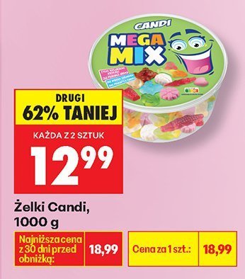 Żelki Candi Mega Mix promocja w Biedronka
