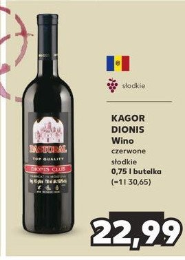 Wino KAGOR PASTORAL DIONIS CLUB promocja