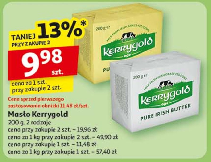 Masło lekko solone Kerrygold masło irlandzkie promocja