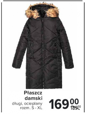 Płaszcz damski rozm. s-xl promocja w Selgros