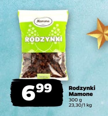 Rodzynki Mamone promocja w Netto