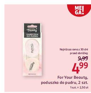 Poduszka do pudru For your beauty promocja