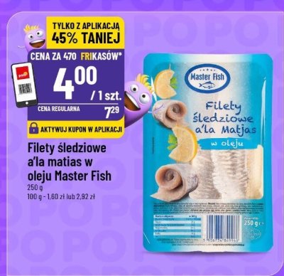 Filety śledziowe a'la matias w oleju  promocja w POLOmarket