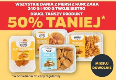 Dania z piersi z kurczaka DRUGIE -50% promocja w Netto