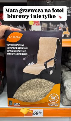 Mata grzewcza na krzesło promocja w Action
