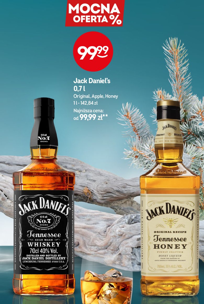 Whiskey Jack daniel's tennessee honey promocja