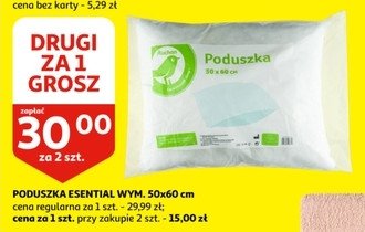 Poduszka essential 50 x 60 cm Auchan promocja