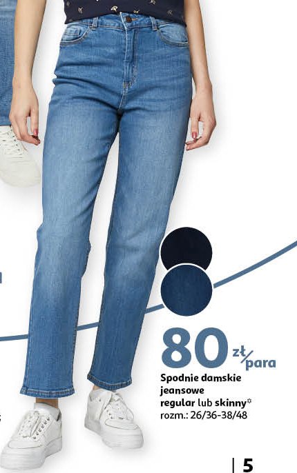 Spodnie damskie jeans regular promocja