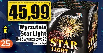 Wyrzutnia Star Light Ilość wystrzałów: 25 promocja w TOPAZ