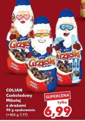Czekoladowy Mikołaj z drażami promocja w Kaufland