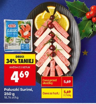 Paluszki Surimi, 250 g promocja w Biedronka