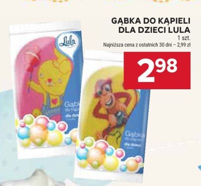 Gąbka do kąpieli dla dzieci Lula 1 szt. promocja w Stokrotka