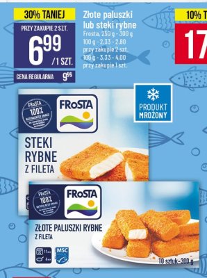 Złote paluszki rybne Frosta promocja