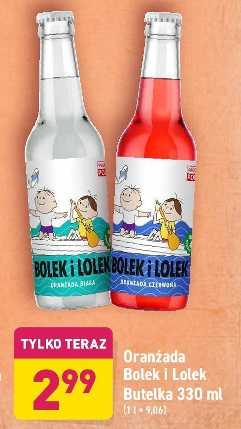 Oran偶ada bia艂a Bolek i lolek promocja