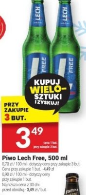 Piwo Lech Free 500ml promocja w Twój Market