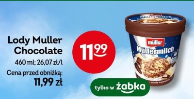 Lody Muller Chocolate Mullermilch promocja w Żabka