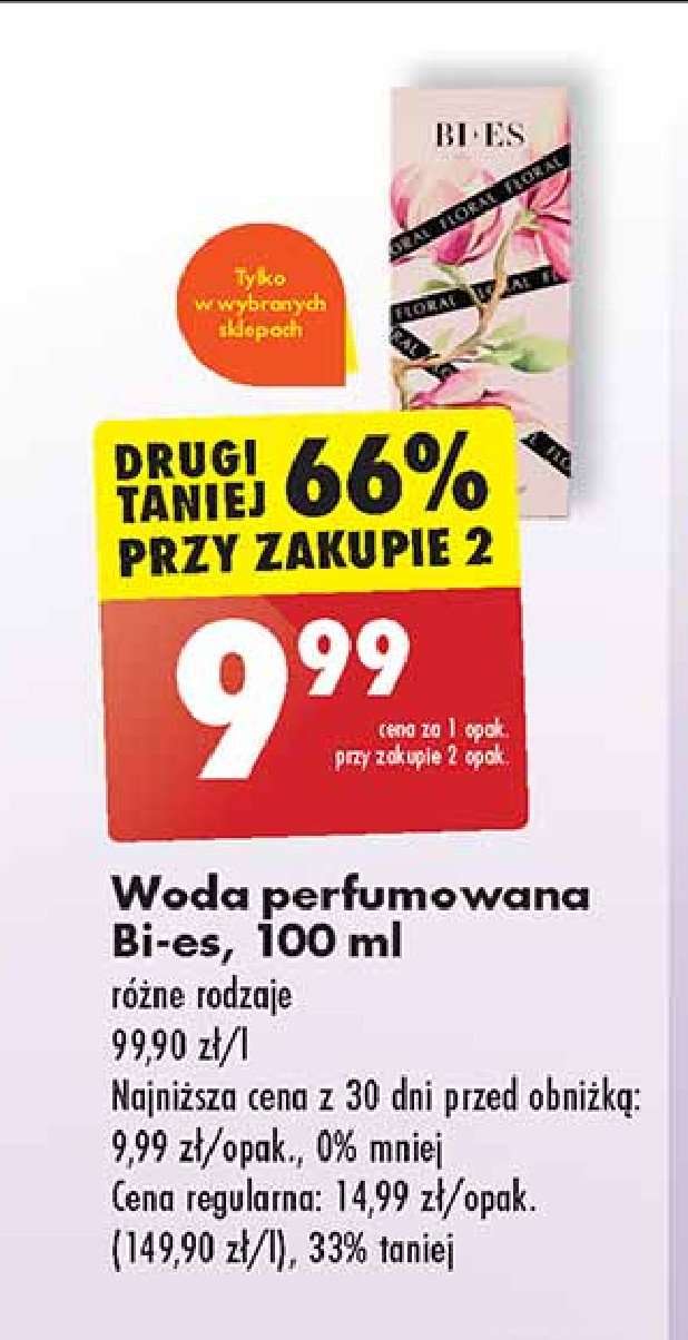 Woda perfrumowana Bi-es floral promocja