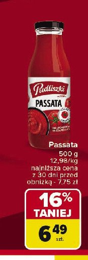 Passata Pudliszki promocja w Carrefour