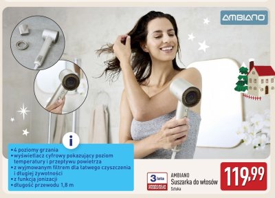 Suszarka do włosów promocja w Aldi