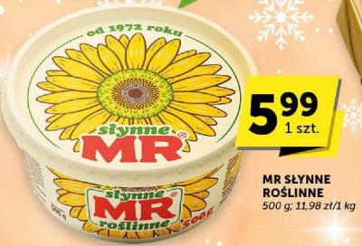 Tłuszcz roślinny MR Słynne Roślinne promocja w Euro Sklep