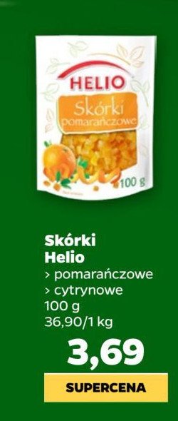 Skórki cytrynowe Helio promocja w Netto