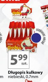 Długopis kulkowy christmas promocja w Auchan