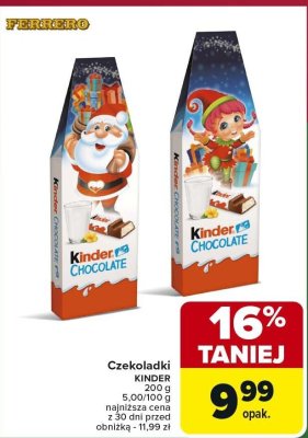 Czekoladki Kinder Chocolate promocja w Carrefour