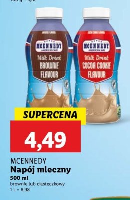 Napój mleczny ciasteczkowy Mcennedy promocja