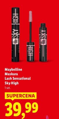 Maybelline Maskara Lash Sensational Sky High promocja w Lidl