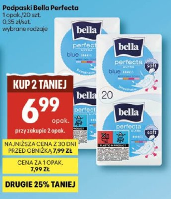 Podpaski Bella Perfecta 1 opak./20 szt. promocja w Delikatesy Centrum