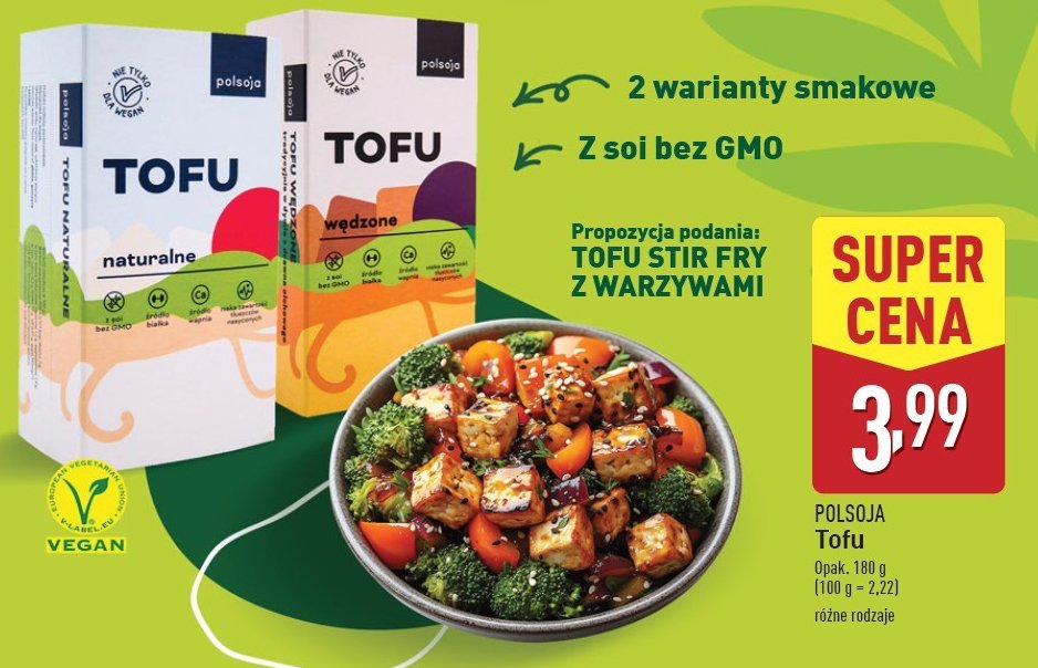 Tofu wędzone Polsoja promocja