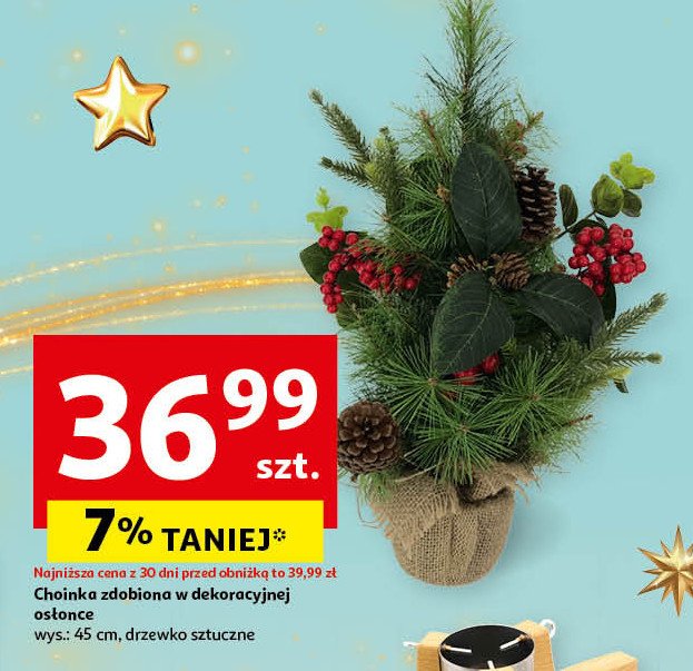 Choinka zdobiona 45 cm promocja