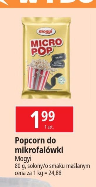 Popcorn solony Mogyi promocja