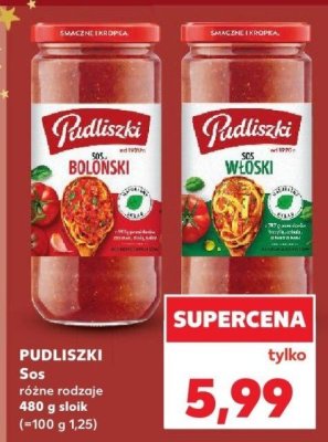 Sos Pudliszki różne rodzaje promocja w Kaufland