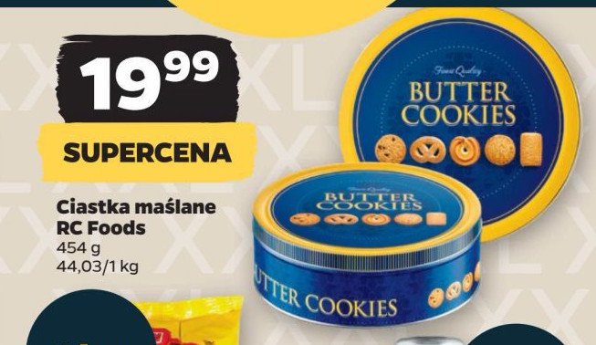 Ciastka ma艣lane w puszce promocja