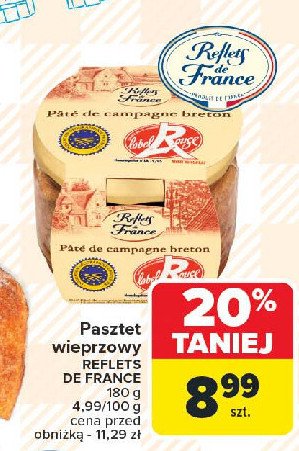 Pasztet wieprzowy wiejski z bretanii Reflets de france promocja