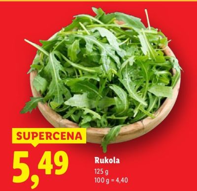 Rukola promocja w Lidl