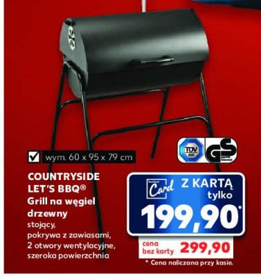 Grill węglowy 60 x 95 x 79 cm K-classic countryside promocja