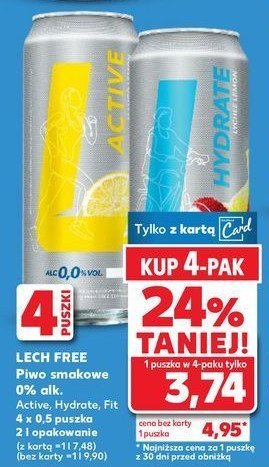 Piwo Lech fit grapefruit promocja