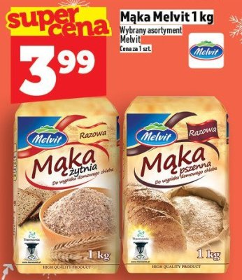 Mąka Melvit 1 kg promocja w TOPAZ