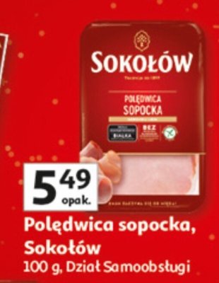 Polędwica sopacka Sokołów 100g promocja w Auchan