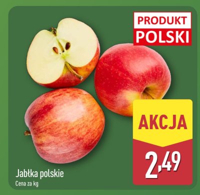 Jabłka polskie promocja w Aldi