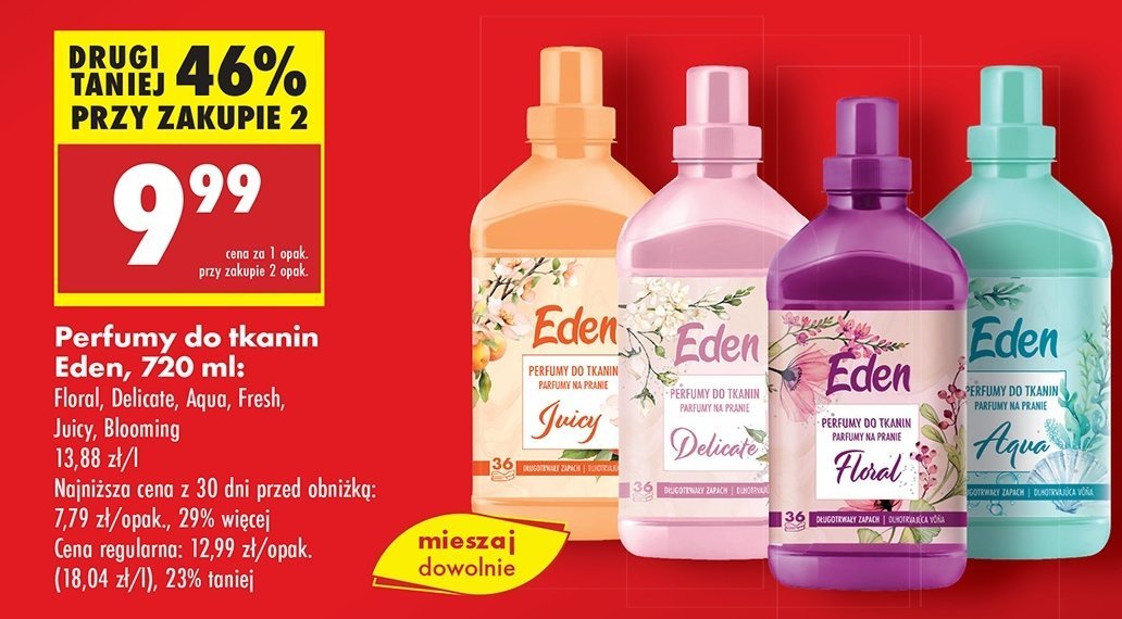 Perfum do tkanin juicy Eden promocja