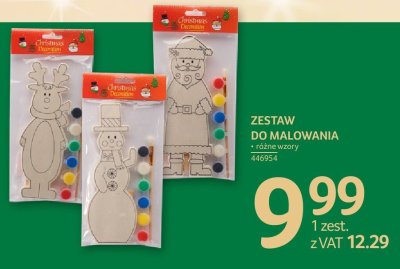 Zestaw do malowania drządek do orzechów różne wzory promocja w Selgros