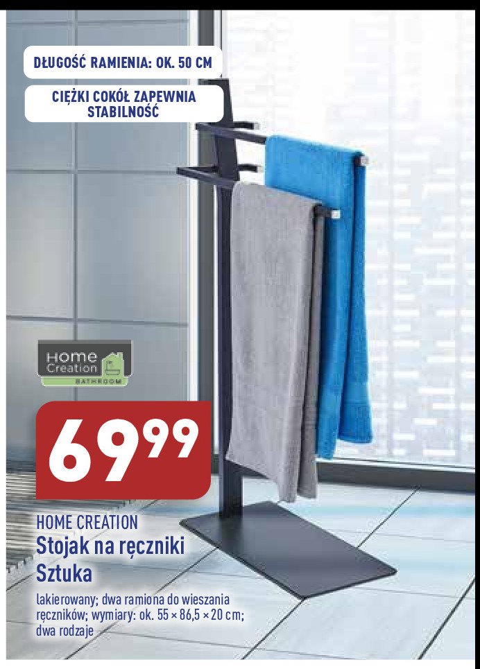 Stojak na r臋czniki Home creation promocja