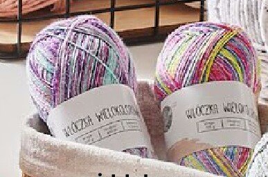 Włóczka wielokolorowa (różne kolory) promocja w Netto