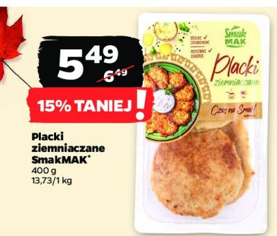Placki ziemniaczane Smak mak promocja