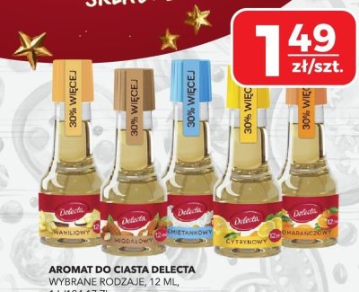 Aromat do ciasta Delecta wybrane rodzaje promocja w Top Market