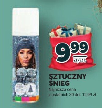Sztuczny śnieg promocja w Stokrotka